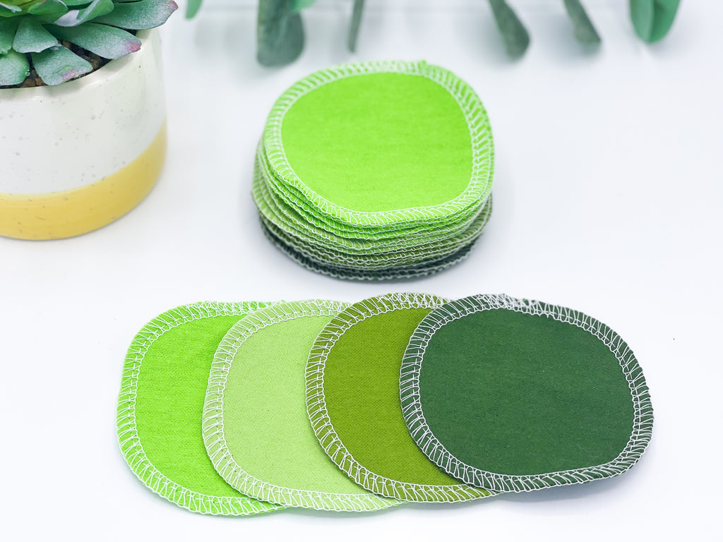 Facial Rounds- Set of 20- Shades of Solid Colors - Cute and Funky