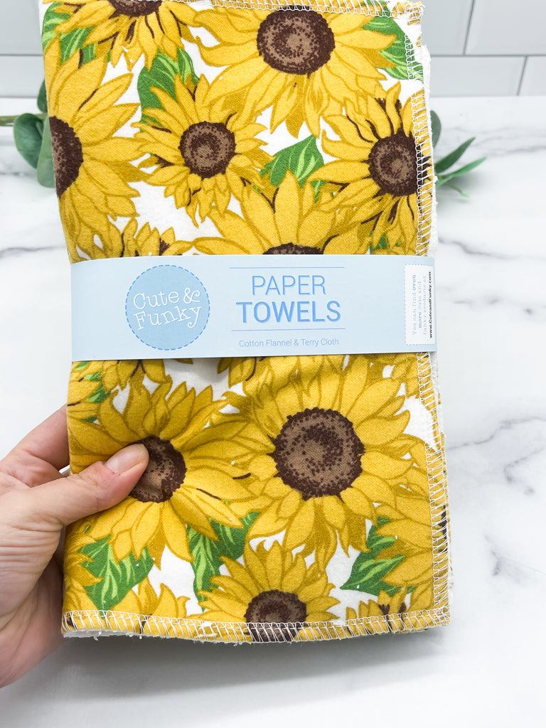 Terry Cloth Paperless Towels-Prints