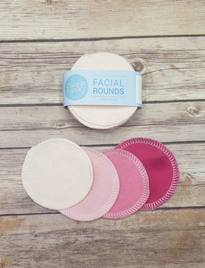 Facial Rounds- Set of 20- Shades of Solid Colors - Cute and Funky