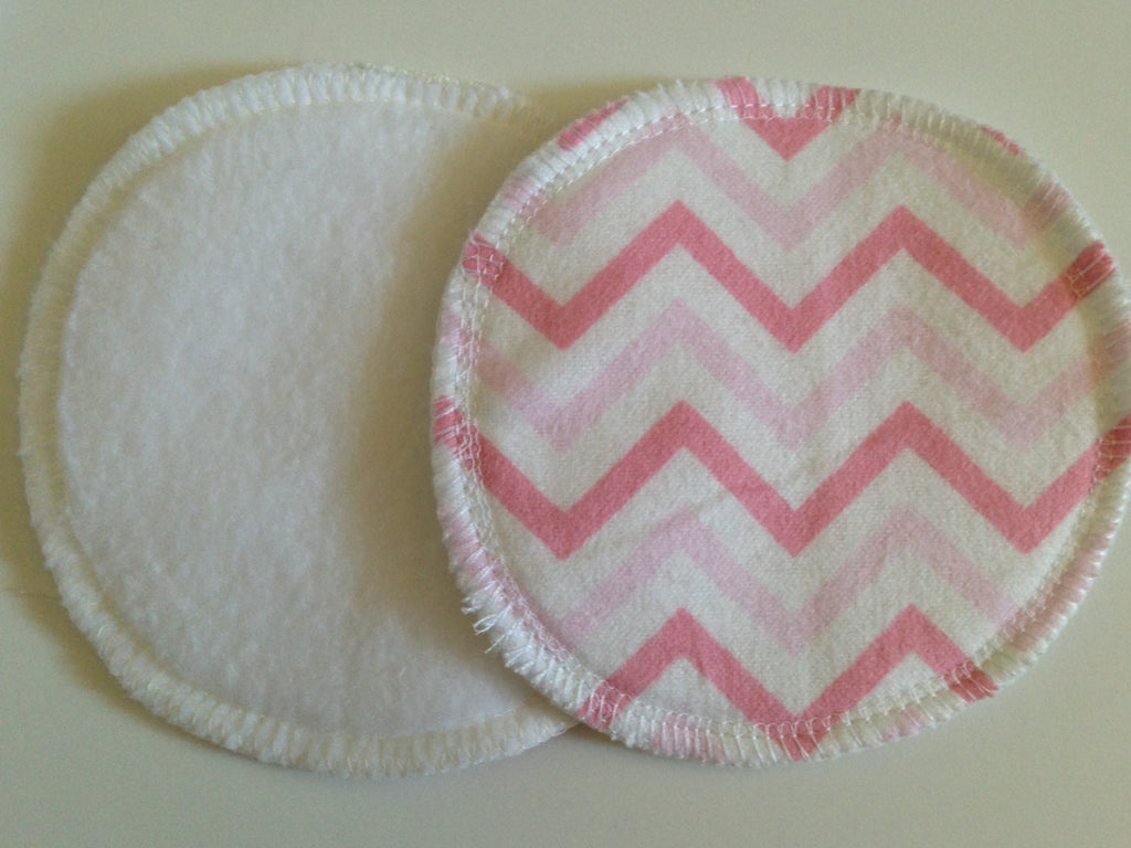 OVERNIGHT Heavy Organic Bamboo Nursing Pads, Set of 6 Pairs of Random Prints, Reusable Breast Pads, New Mom Gift, Baby Shower Gift - Cute and Funky